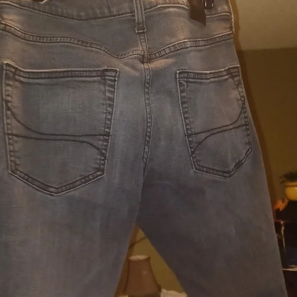 Mens Hollister Jeans sz 31x30 blk - Picture 5 of 11